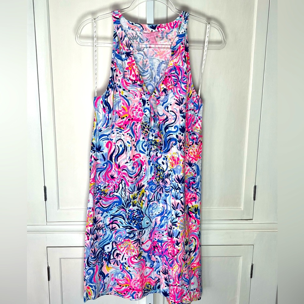 LILLY PULITZER | L | RUFFLE NECK!